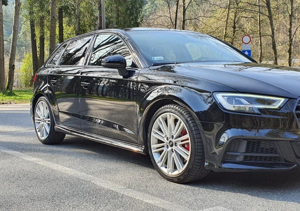 Audi S3 cena 155000 przebieg: 49200, rok produkcji 2018 z Myślenice małe 529